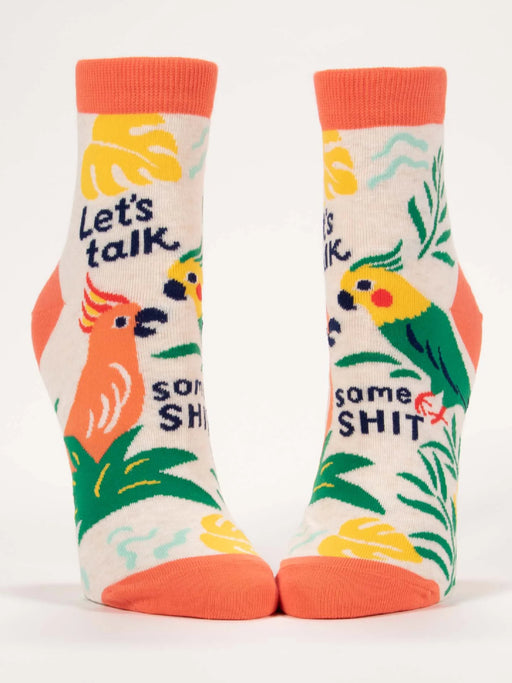 Talk Some Sh*t Ankle Socks by Blue Q | Gifts & Accessories | Light Years