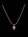 CZ Strawberry Necklace | Gold Plated Fruit Charm | Light Years Jewelry