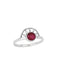 Ruby Sunrise Sunset Ring | Sterling Silver 6 7 8 9 | Light Years Jewelry