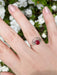 Ruby Sunrise Sunset Ring | Sterling Silver 6 7 8 9 | Light Years Jewelry