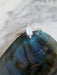 Moonstone Baguette Ring | Sterling Silver Size 6 7 8 9 | Light Years