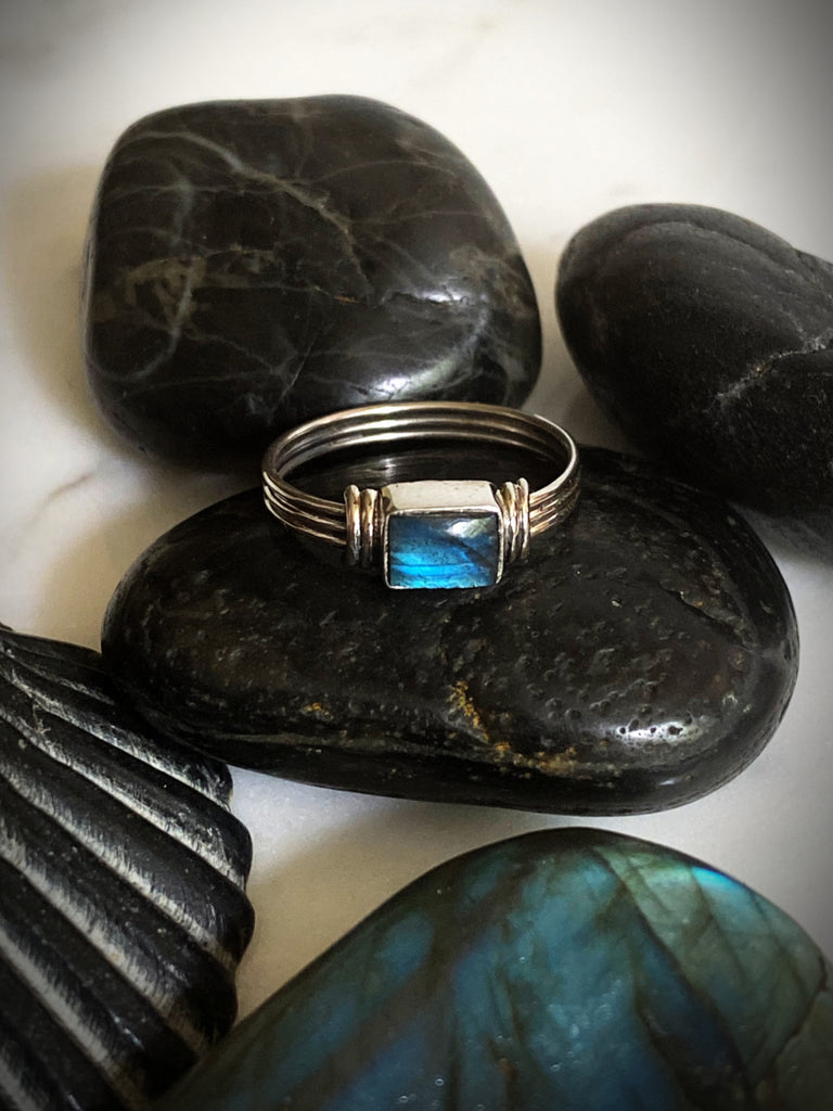 Labradorite Rings Silver