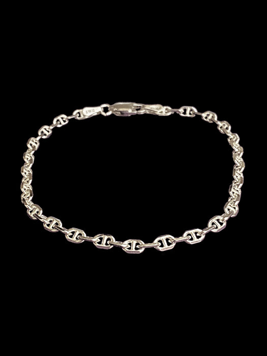 Anchor Marina Chain Bracelet | Sterling Silver 7" | Light Years Jewelry