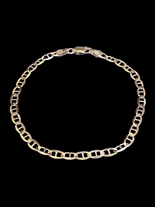 Flat Round Marina Chain Bracelet | Sterling Silver | Light Years Jewelry