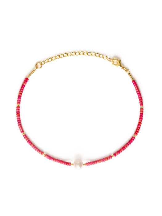 Pearl & Miyuki Beaded Bracelet by Amano Studio | Turquoise Coral | Light Years