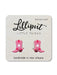 Pink Cowgirl Boots Posts by Lilliput Little Things | Titanium Stud Earrings | Light Years