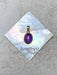 Oval Gemstone Cabochon Pendants | Amethyst | 14kt Gold Vermeil Necklace | Light Years