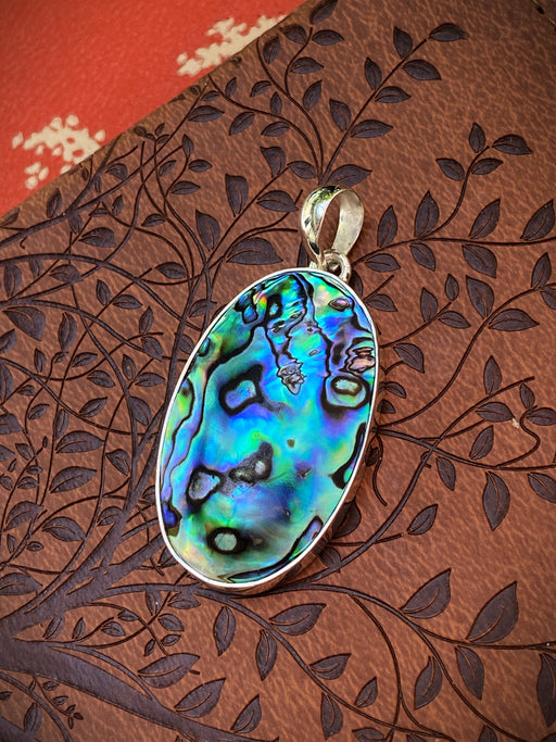 Abalone Shell Pendant | Sterling Silver Necklace | Light Years Jewelry