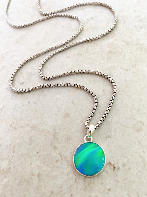 Galaxy Opal Pendant | Sterling Silver Necklace Set | Light Years Jewelry