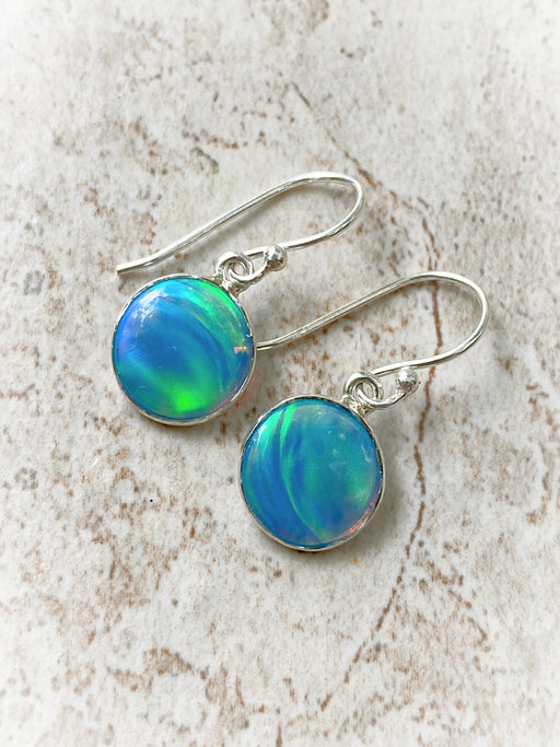 Galaxy Opal Dangles | Sterling Silver Gemstone Earrings | Light Years