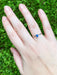 Petite Cut Kyanite Ring | Sterling Silver Size 4 5 6 7 8 9 10 | Light Years