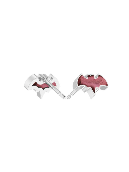 Gemstone Bat Posts | Sterling Silver Studs Earrings | Light Years Jewelry