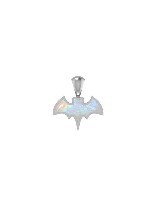 Gemstone Bat Necklace | Sterling Silver Chain Pendant | Light Years Jewelry