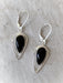 Gemstone Teardrop Point Dangles | Sterling Silver Earrings | Light Years