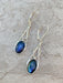 Gemstone Knot Drop Dangles | Sterling Silver Earrings | Light Years Jewelry