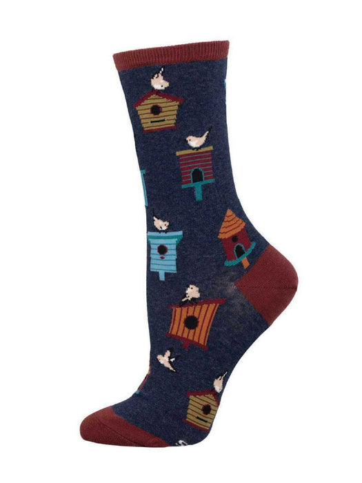 Birds & Birdhouses Crew Socks | Gifts & Accessories | Light Years Jewelry