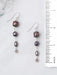 Reflections Purple Pearl Drop Dangles by Anne Vaughan | Sterling Silver | Light Years