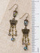 Crisp Autumn Crystal Chandelier Dangles by Anne Vaughan | Antiqued Brass Earrings | Light Years