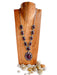 Purple Spiny Oyster Shell Statement Necklace | Navajo Native American Handmade | Light Years