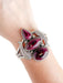 Purple Spiny Oyster Feather Cuff Bracelet | Navajo Native American | Light Years