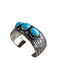 Triple Turquoise Navajo Cuff Bracelet | Navajo Native American | Light Years