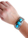 Triple Turquoise Navajo Cuff Bracelet | Navajo Native American | Light Years