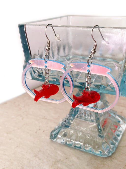 Goldfish Bowl Dangles | Fashion Earrings | Light Years Jewelry