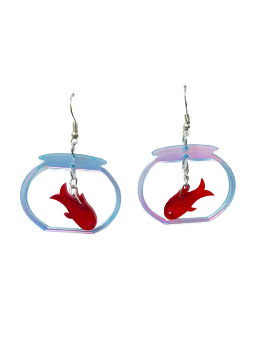 Goldfish Bowl Dangles | Fashion Earrings | Light Years Jewelry