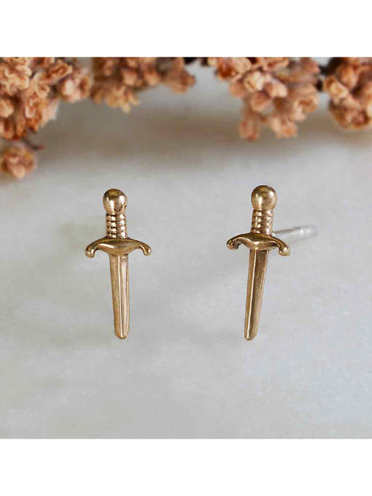 Dagger Sword Posts | Sterling Silver Bronze Studs Earrings | Light Years