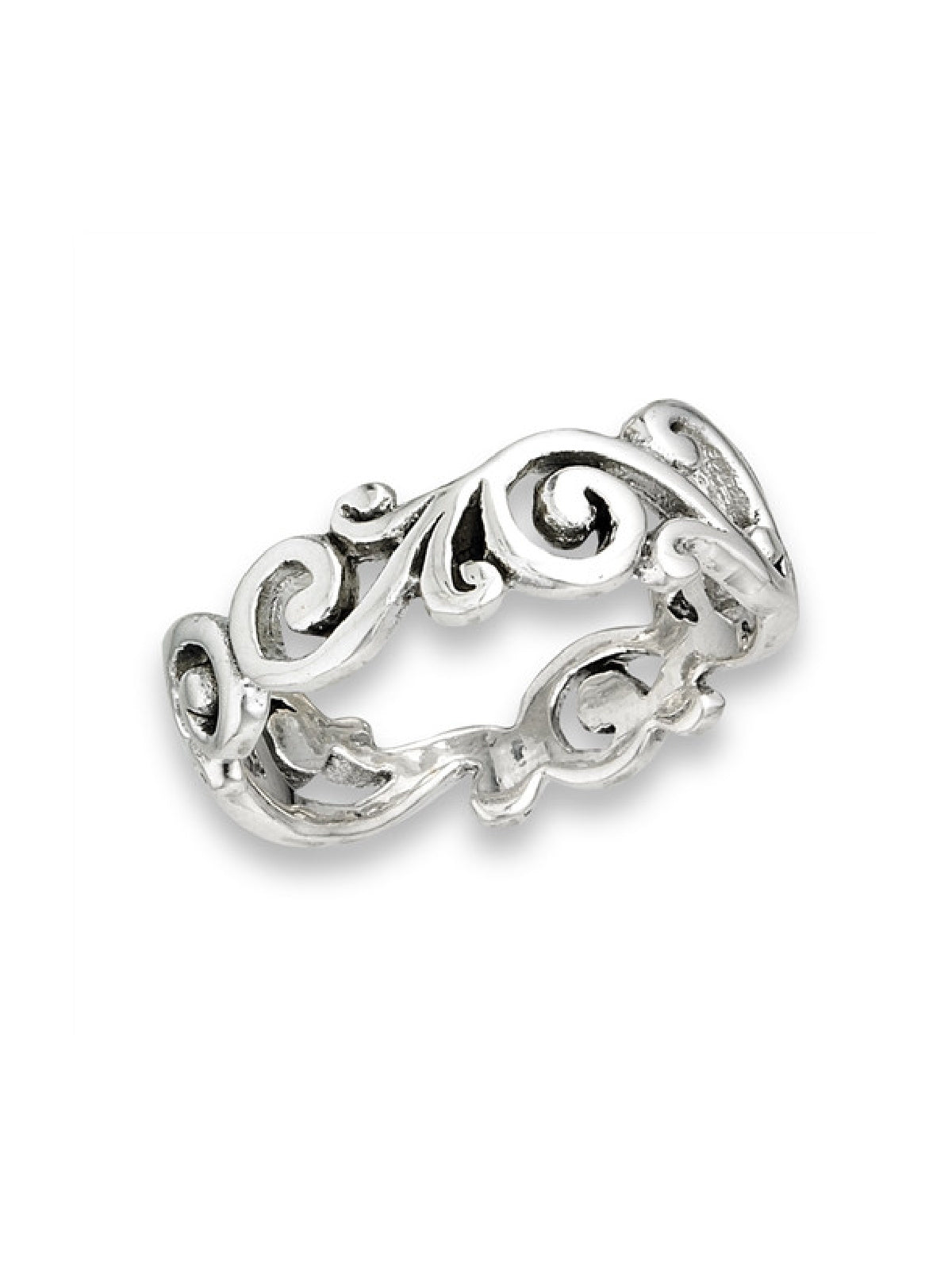 Shops Abstract swirl sterling silver ring size 7 J100333