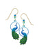 Encircled Peacock Dangles by Sienna Sky | Gold Filled Earrings | Light Years