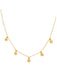 Five Floating Stars Necklace | 14kt Gold Plated | Light Years Jewelry 