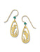 Heron Teardrop Dangles by Sienna Sky | Sterling Silver Gold Filled Earrings | Light Years