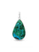 Azurite Malachite Pendant | Sterling Silver Necklace | Light Years Jewelry