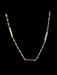 Decorative Bar Necklace | Gold Plated Chain | Light Years Jewelry