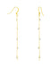 Crystal CZ Cascade Dangles | Gold Plated Earrings | Light Years Jewelry