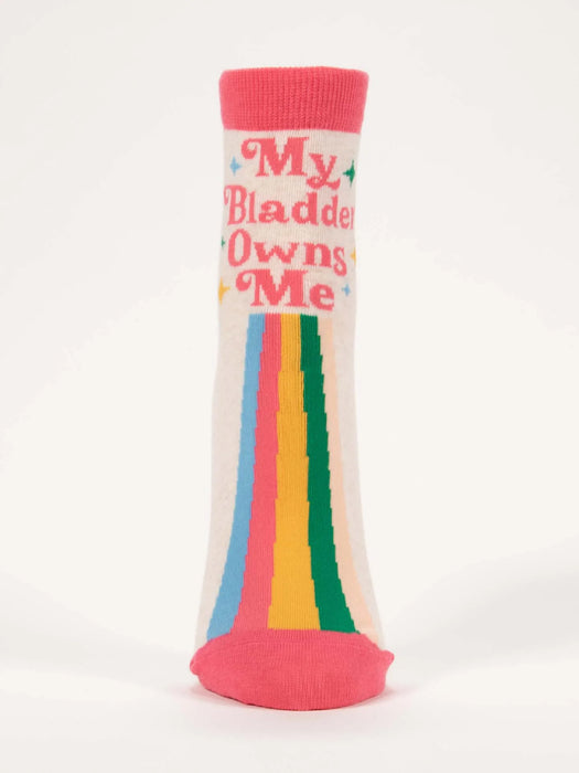 My Bladder Owns Me Ankle Socks by Blue Q | Gifts & Accessories | Light Years