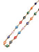 Multicolor Evil Eye Anklet | Gold Chain Amulet | Light Years Jewelry