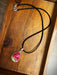 Adjustable Faux Suede Cord Necklace | Brown Black Pendant | Light Years