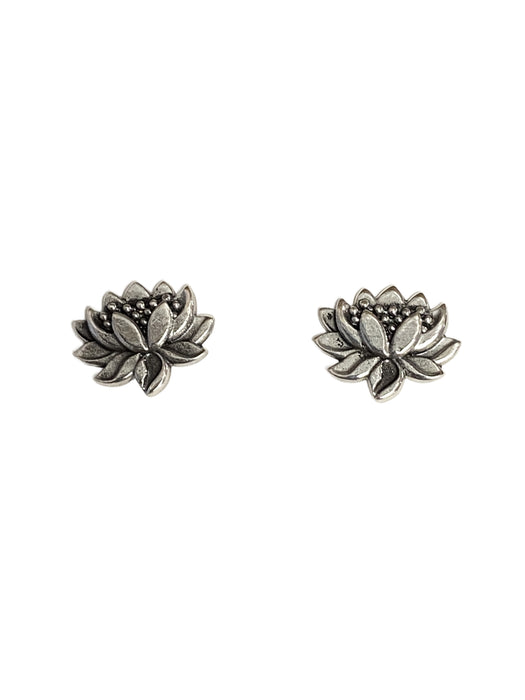 Water Lily Posts by Tomas | Sterling Silver Studs Earrings | Light Years