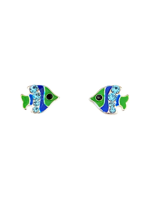 Angel Fish Posts by Tomas | Sterling Silver Studs Earrings | Light Years