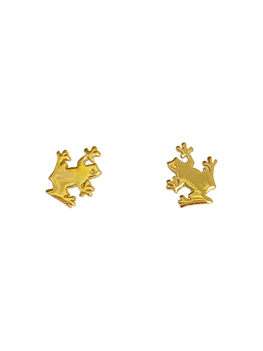 Tree Frog Posts by Tomas | 14kt Gold Vermeil Studs Earrings | Light Years