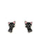 Happy Black Cat Posts by Tomas | Sterling Silver Studs Earrings | Light Years Jewelry