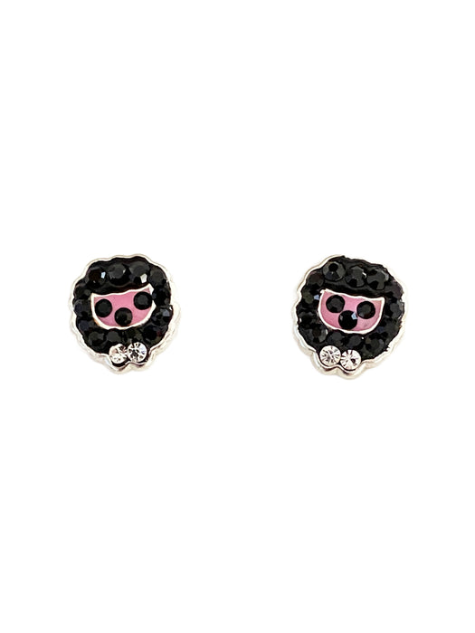 Black Sheep CZ Posts | Sterling Silver Studs Earrings | Light Years Jewelry