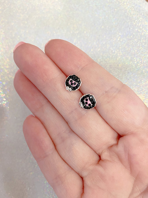 Black Sheep CZ Posts | Sterling Silver Studs Earrings | Light Years Jewelry