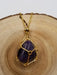 Interchangeable Stone Cage Necklace | Gold Silver Chain | Light Years Jewelry