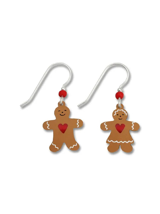 Gingerbread Couple Dangles by Sienna Sky | Sterling Silver Earrings | Light Years