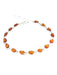 
Classic Cognac Baltic Amber Bracelet | Sterling Silver | Light Years Jewelry
