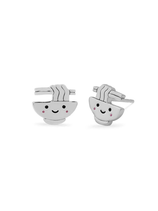 Happy Ramen Posts by boma | Sterling Silver Studs Earrings | Light Years