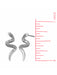 Slithering Snake Posts by boma | Sterling Silver Studs Earrings | Light Years